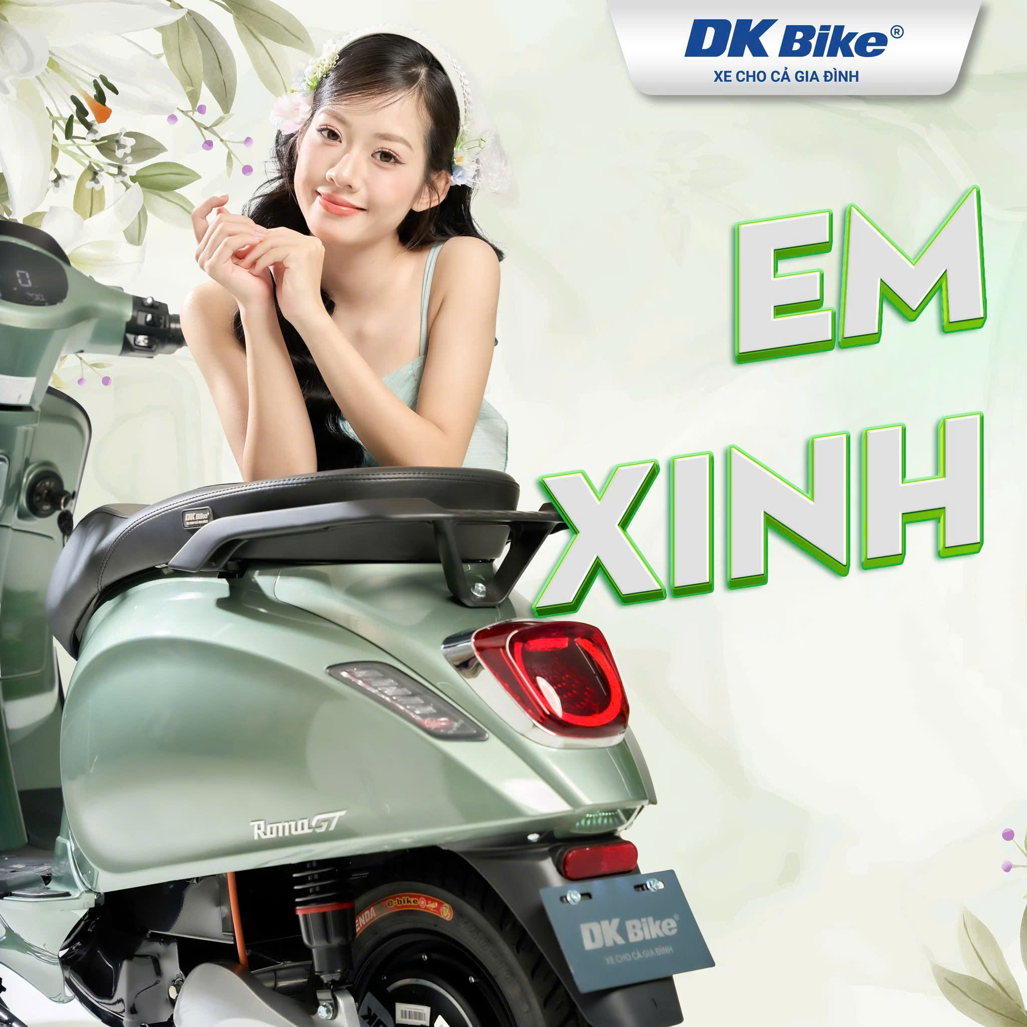 Xe máy điện DK Bike Roma GT New 2025