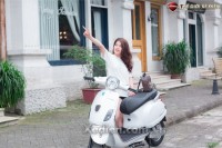 Xe Máy Điện JVC Vespas Đèn Tròn Phanh Đĩa