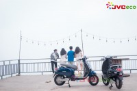 Xe Máy Điện JVC Vespas Đèn Tròn Phanh Đĩa