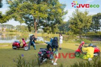 Xe Máy Điện JVC Vespas Đèn Tròn Phanh Đĩa