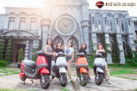 Xe điện DK Luxury hai phanh đĩa