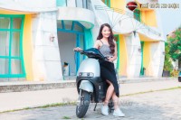 Xe điện DK Luxury hai phanh đĩa