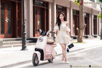 Xe Đạp Điện DK Lyva Cola Dùng 4 Ắc Quy 24Ah