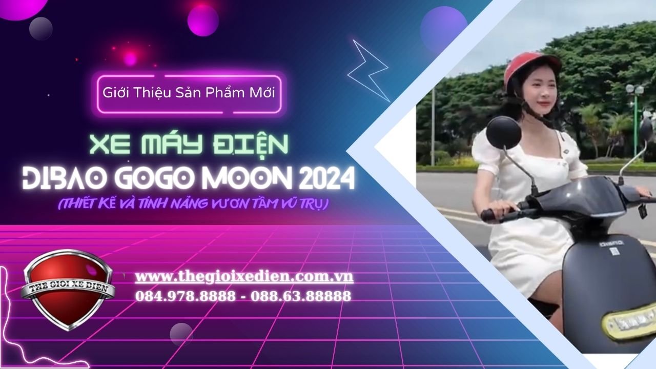 Xe Máy Điện Dibao Gogo Moon Thiết Kế Vươn Tầm Vũ Trụ
