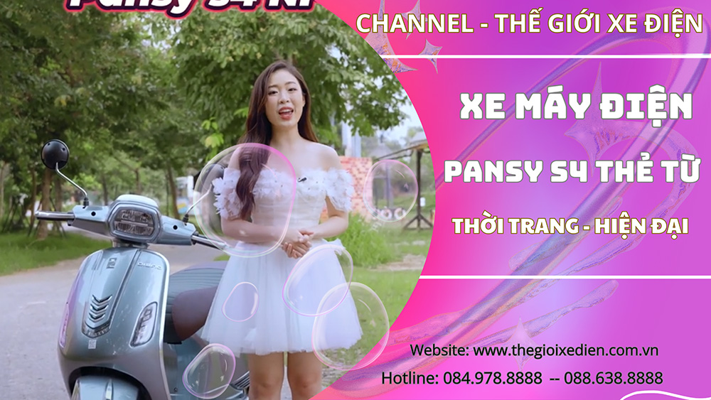 Xe Ga 50cc Dibao Pansy S4 Đời Mới Thẻ Từ NFC