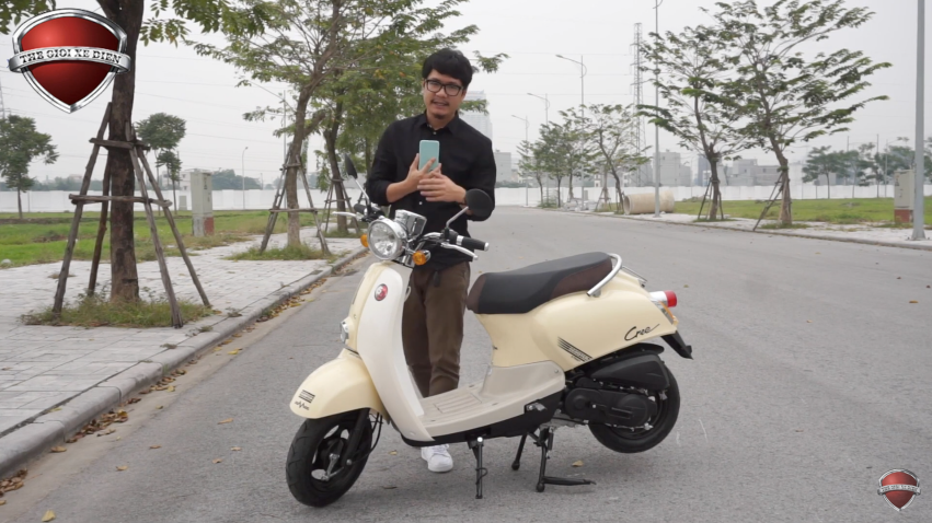 Xe Ga 50cc Crea Hyosung Kiểu Dáng Đáng Yêu, Không Cần Bằng Lái