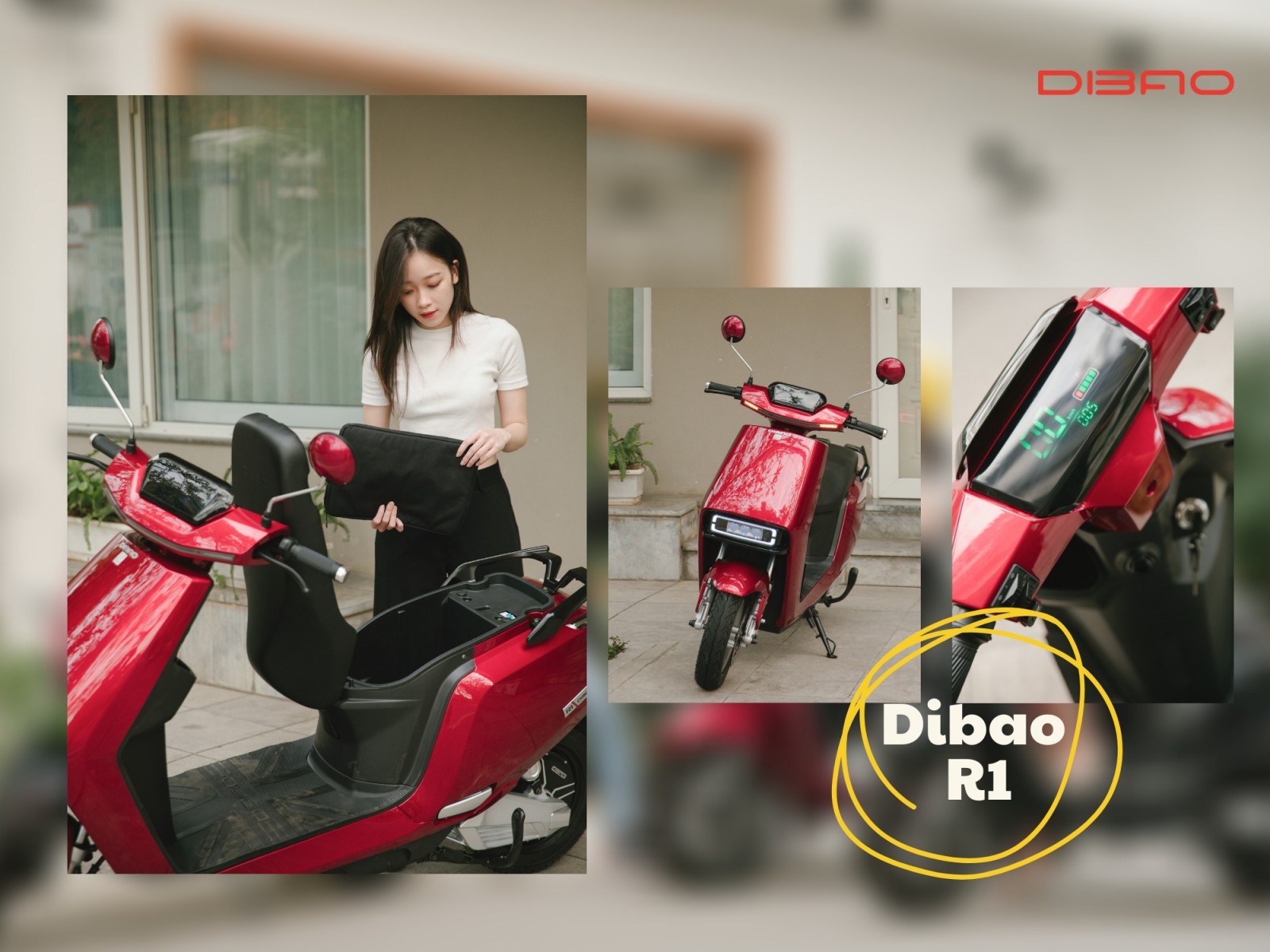 xe máy điện dibao r1 xe máy điện dibao r1