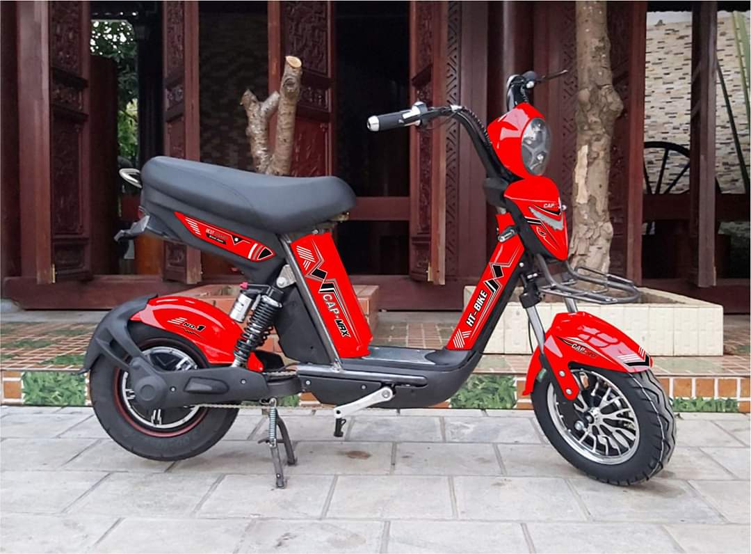 Xe đạp điện HT Bike Cap A động cơ vận hành êm ái 