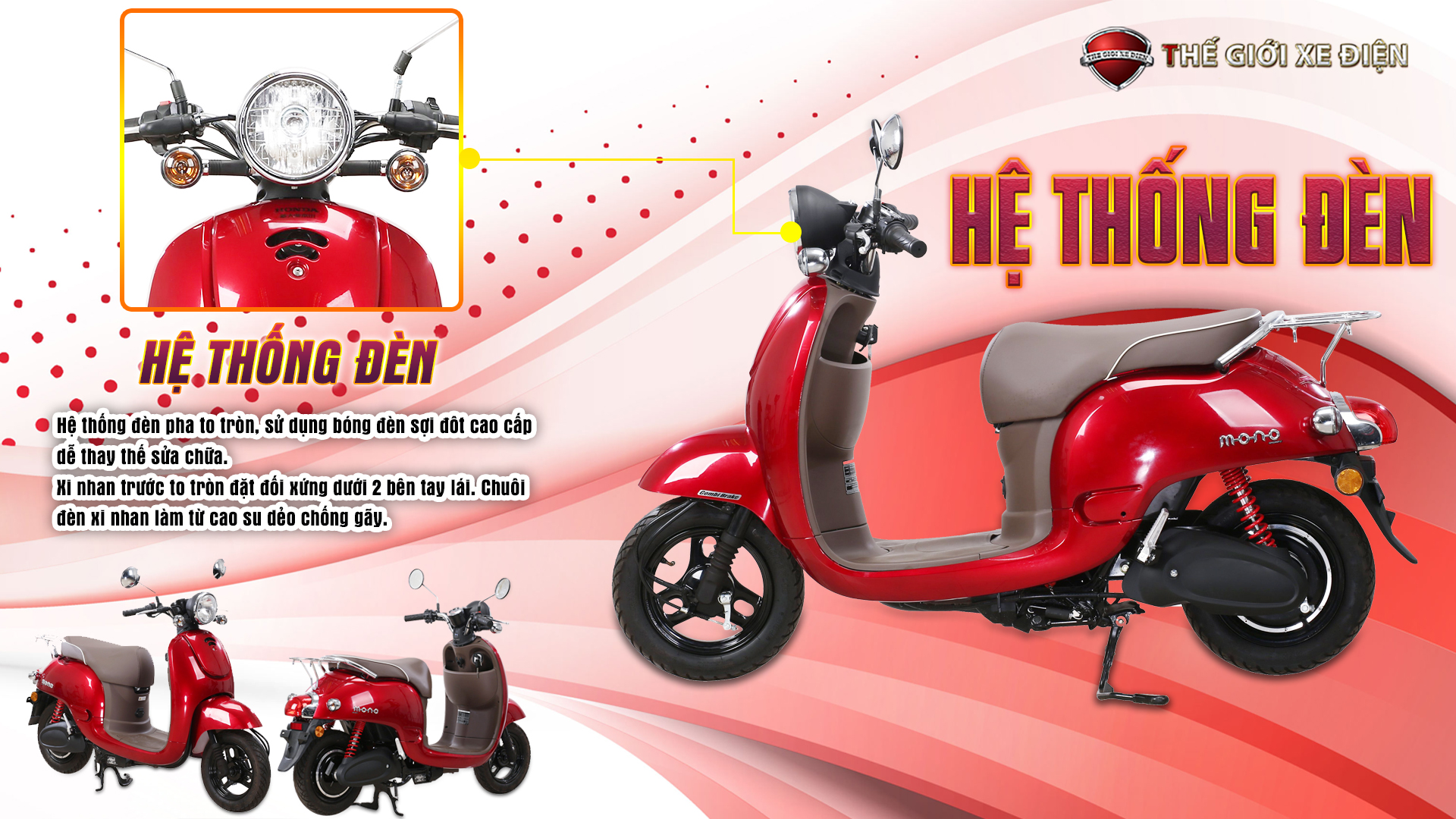 xe máy điện cao cấp honda mono nhập khẩu