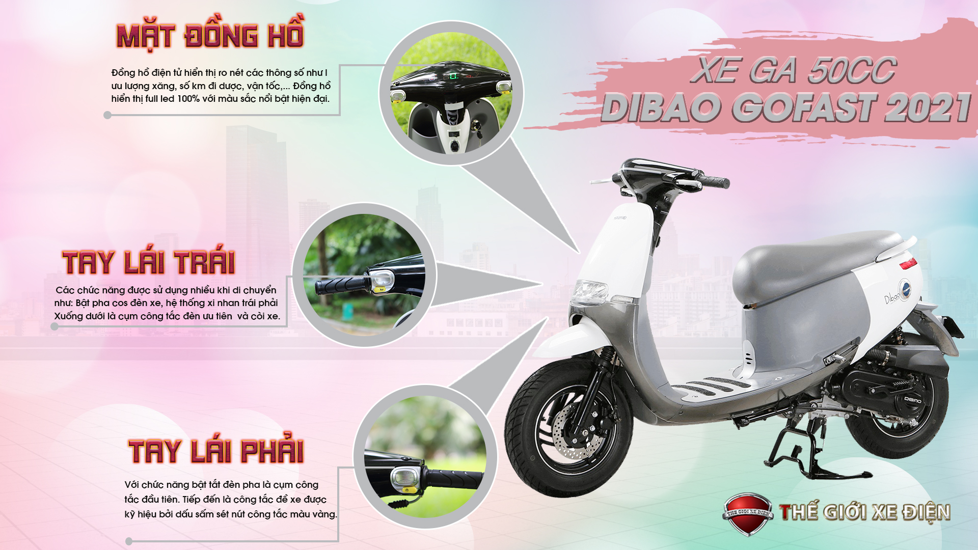 xe ga 50cc Dibao Gofast 2021