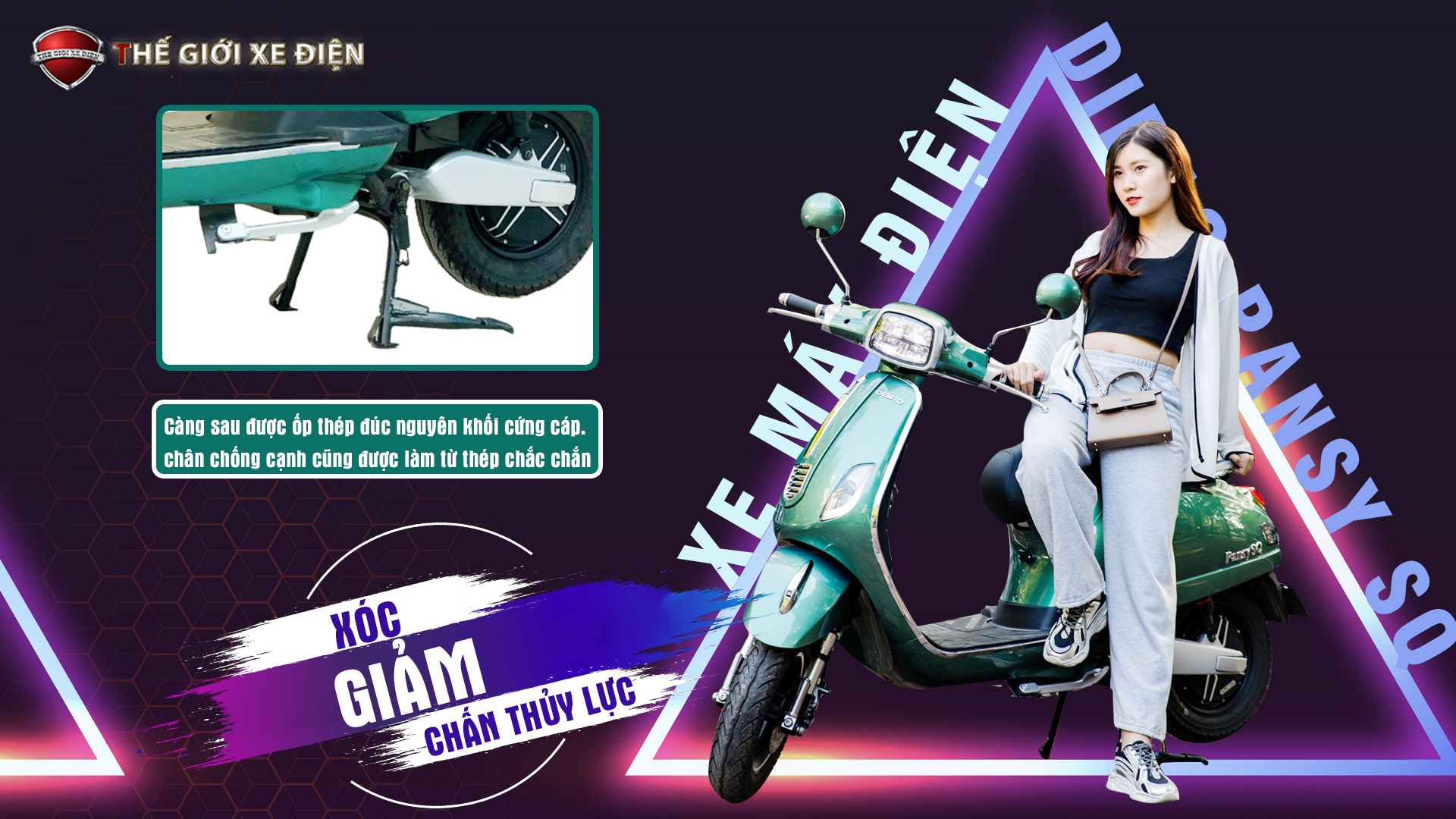  Xe máy điện Dibao Pansy SQ 