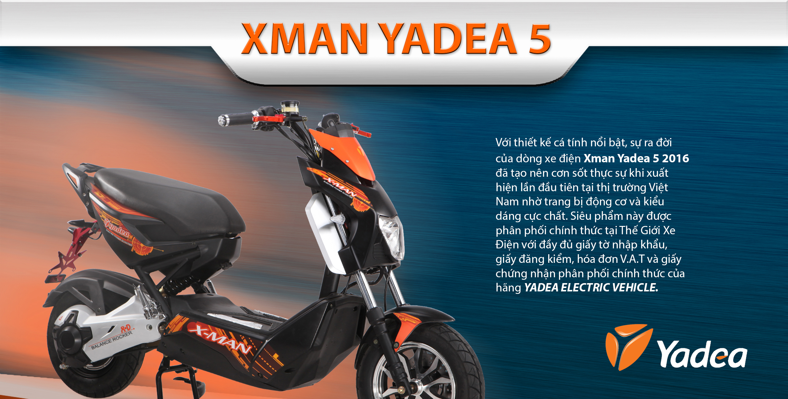 xe điện xman yadea 5 2016