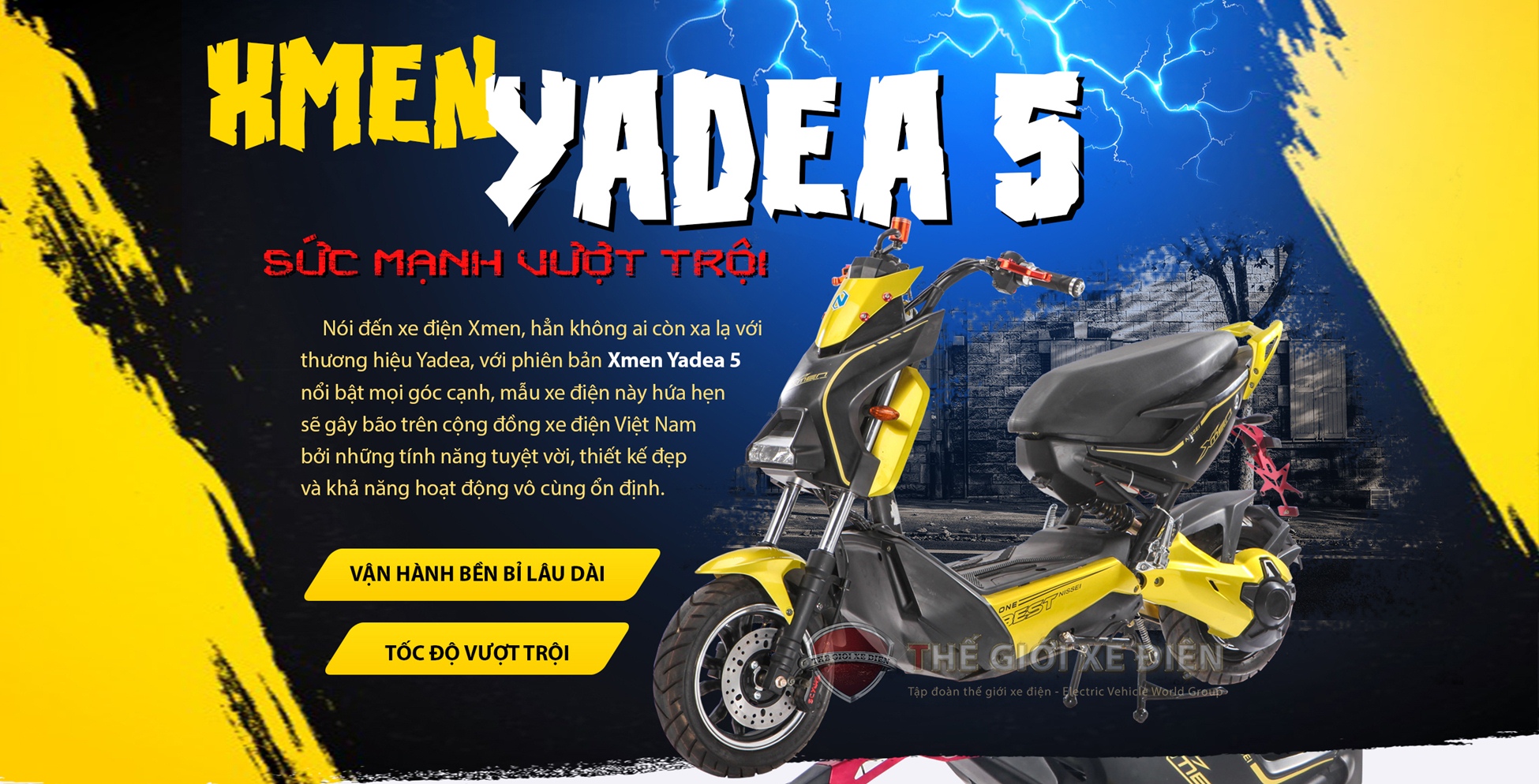 xe điện xmen yadea 5