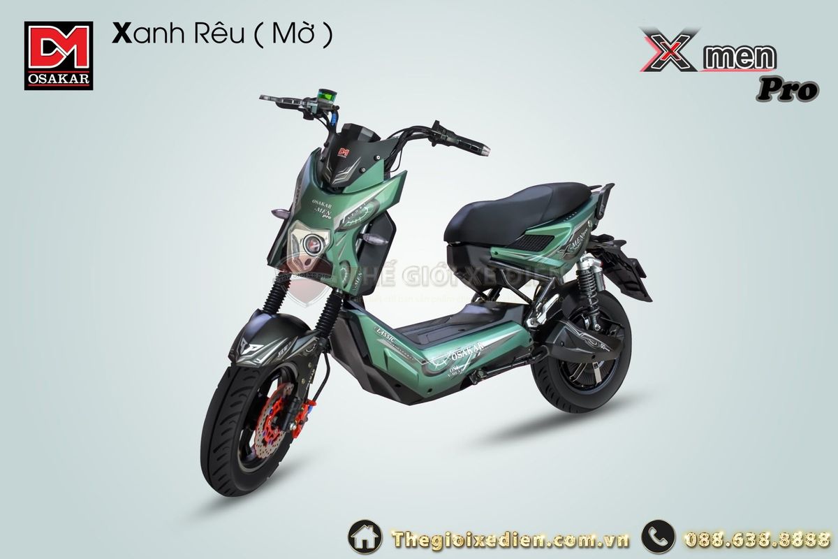 Xe máy điện Osakar Xmen Pro Việt Nhật - 2 phuộc sau