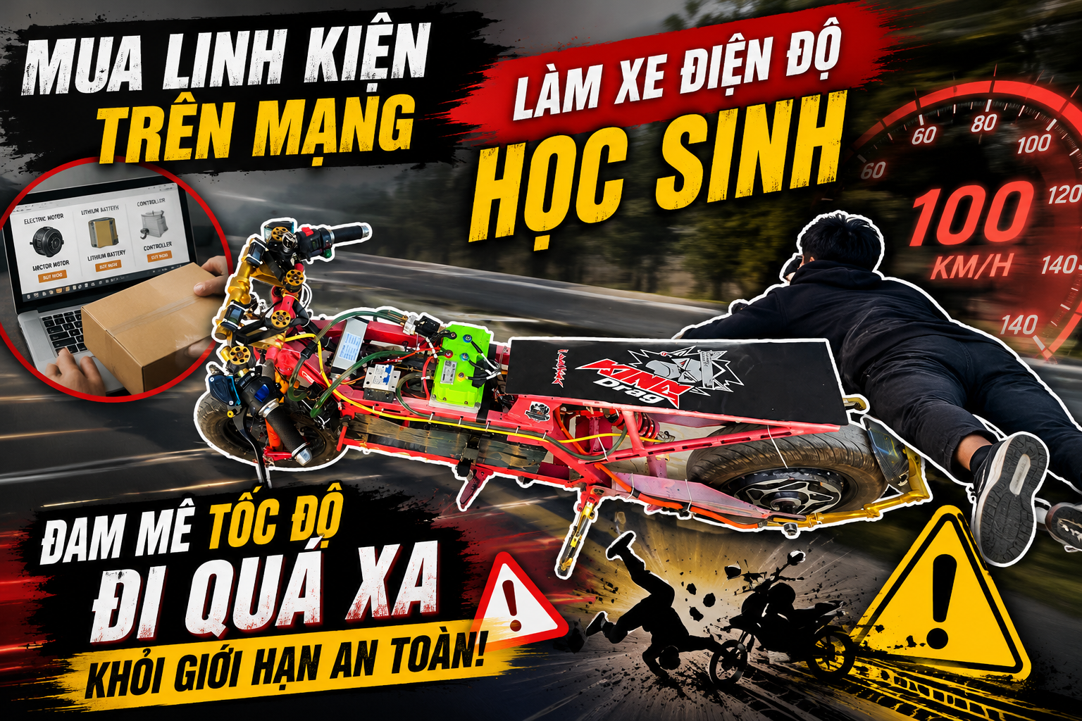 Mua Linh Kiện Trên Mạng Làm Xe Điện Độ Học Sinh, Mua Linh Kiện Trên Mạng Làm Xe Điện Độ Học Sinh,