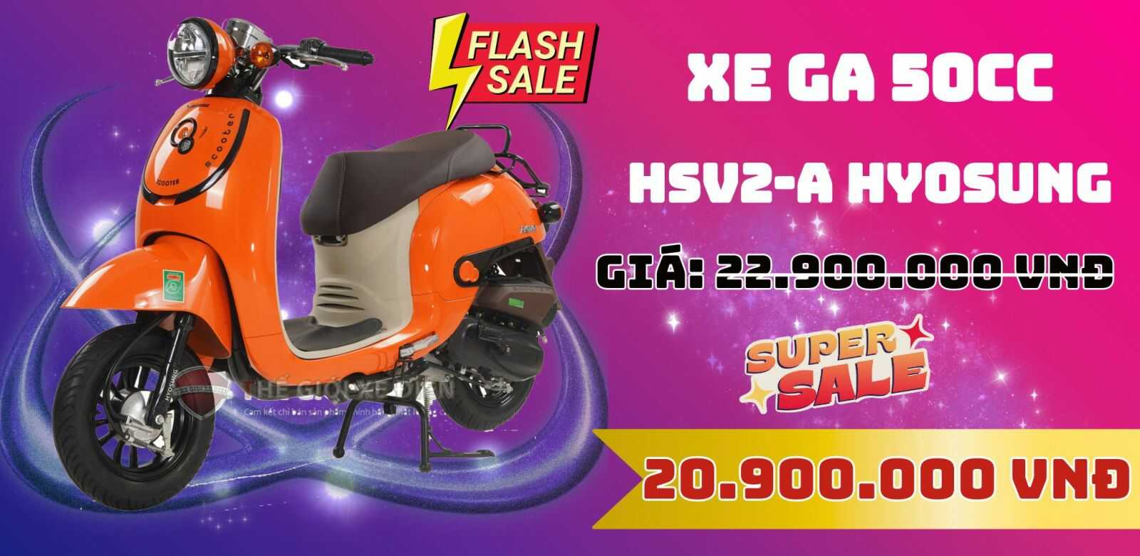 Xe ga 50cc Giorno HSV2 A Hyosung Korea chất lượng cao Xe ga 50cc Giorno HSV2 A Hyosung Korea chất lượng cao
