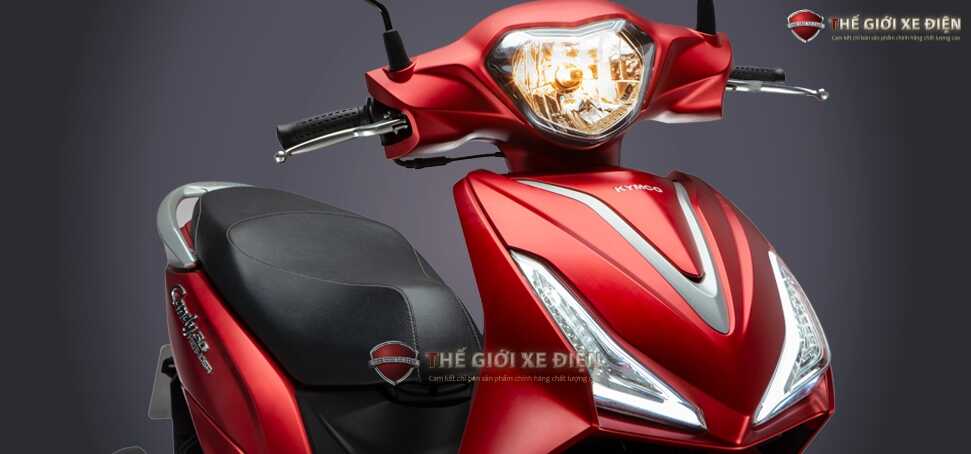 Xe ga 50cc KYMCO Candy Hermosa màu trắng/đỏ bóng