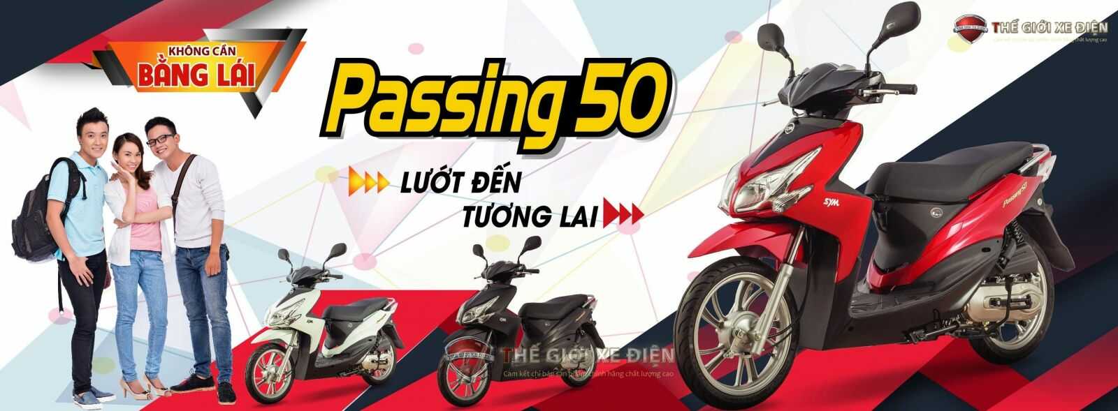 Xe Ga 50cc SYM Passing Sơn Nhám Xe Ga 50cc SYM Passing Sơn Nhám