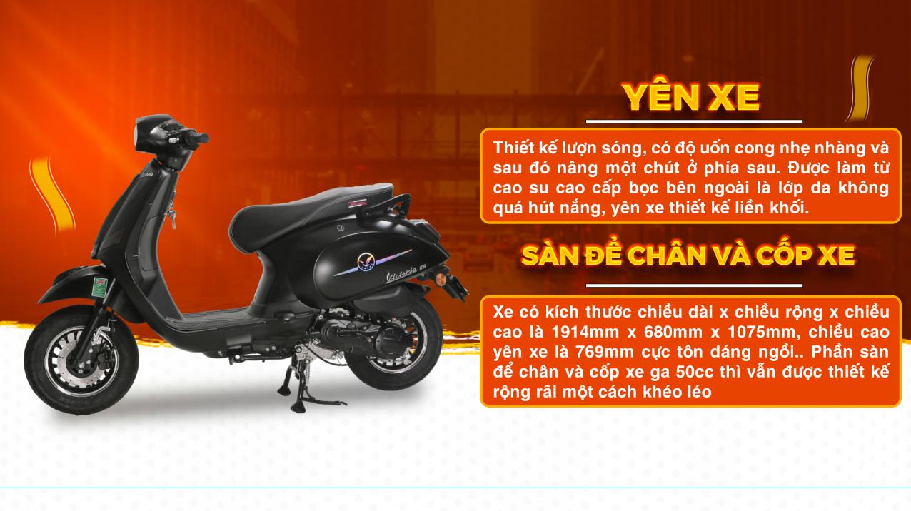 Xe ga 50cc Victoria AT88 thế hệ mới Xe ga 50cc Victoria AT88 thế hệ mới