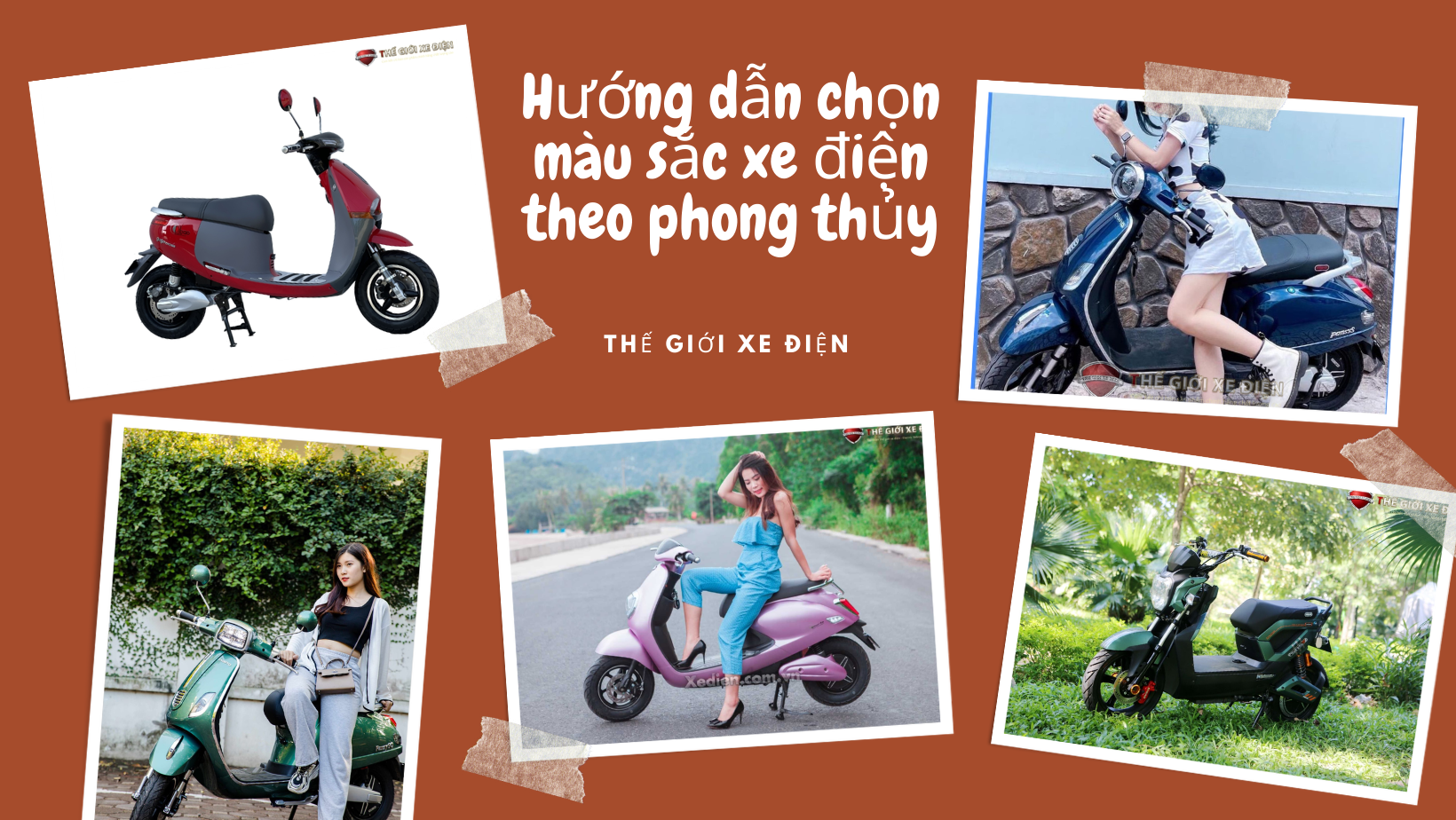 Hướng dẫn chọn màu sắc xe điện theo phong thủy