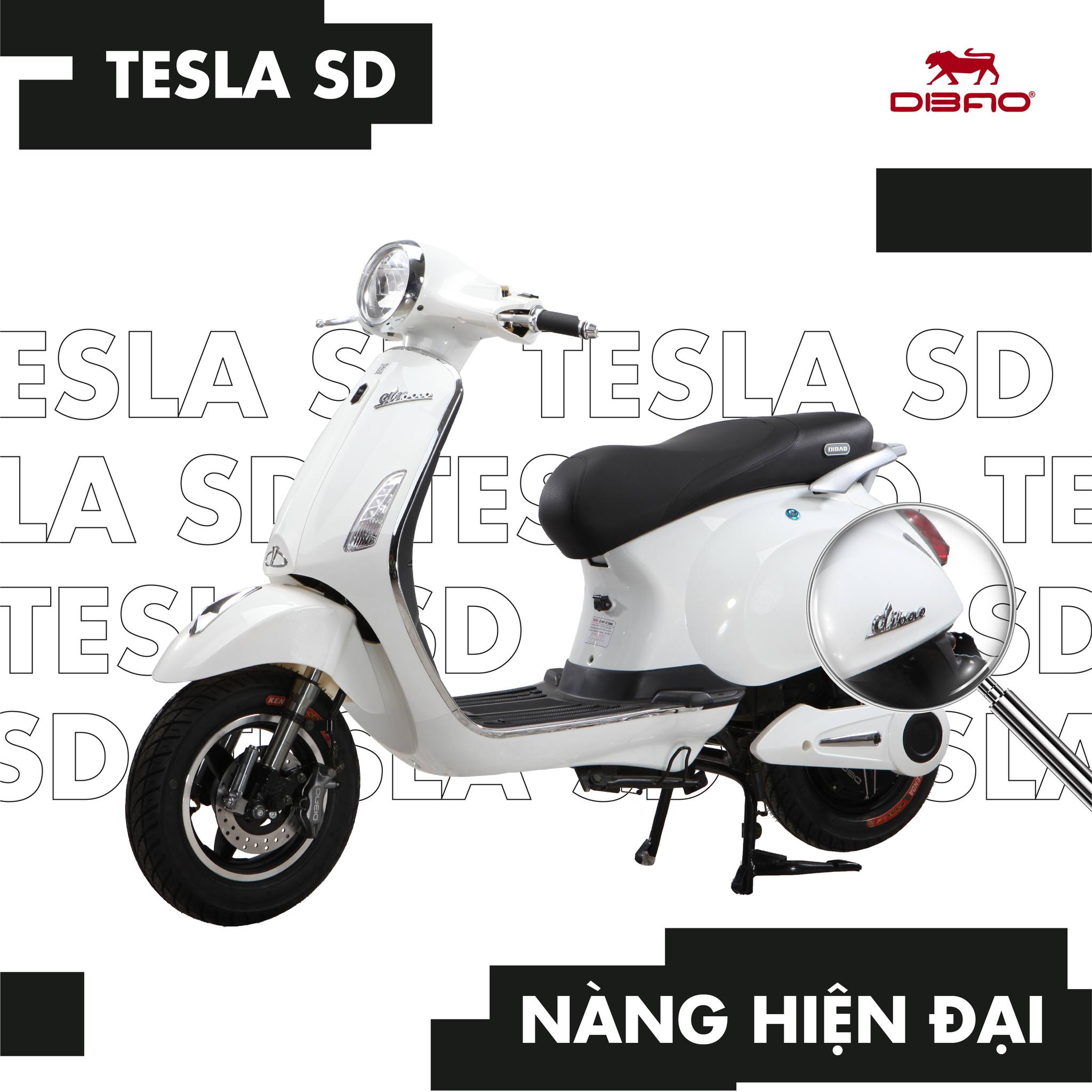 Xe máy điện Vespa Tesla SD