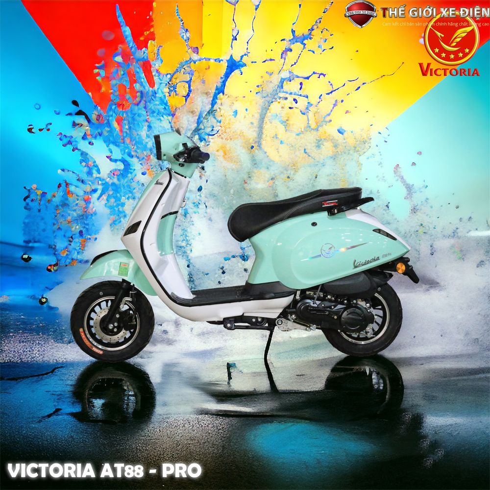 Mô tả ngoại hình xe ga Victoria AT88 Pro 50cc