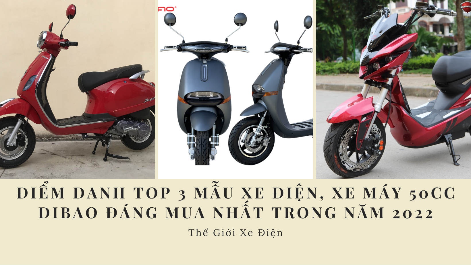 Xe điện, xe máy 50cc