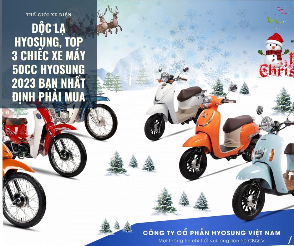 Xe máy 50cc Hyosung