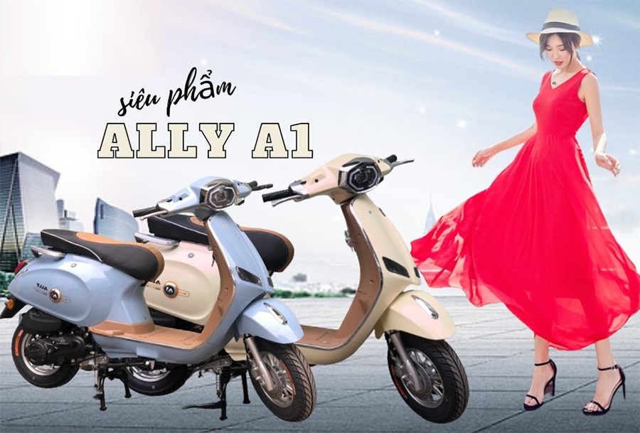 Xe ga 50cc Vespa Ally A1 Japan 2023