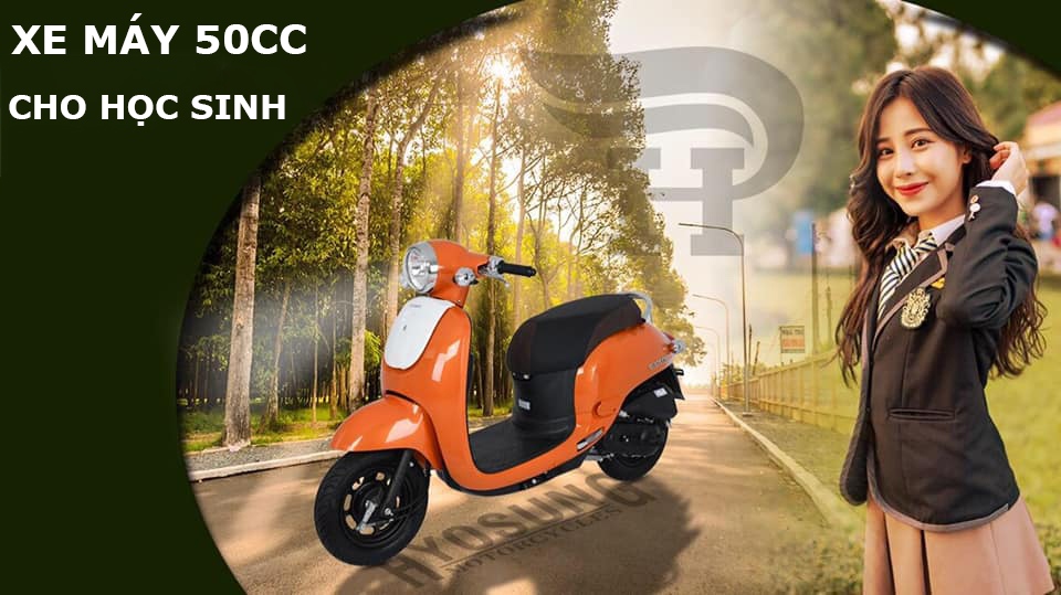 xe ga 50 phân khối cho học sinh