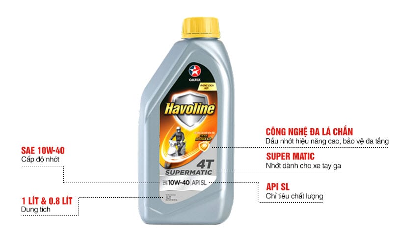 thay dầu xe ga 50cc -thông số cần biết