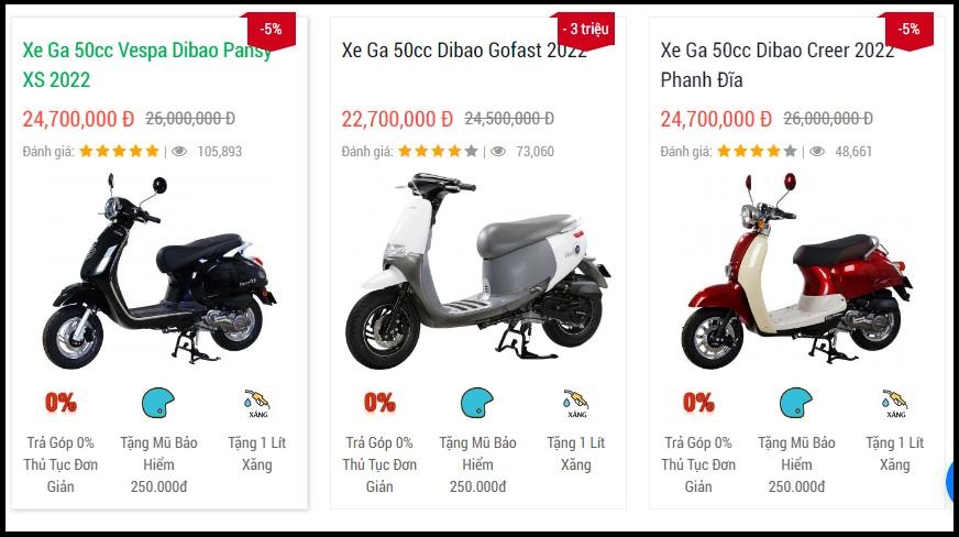 xe 50cc Dibao