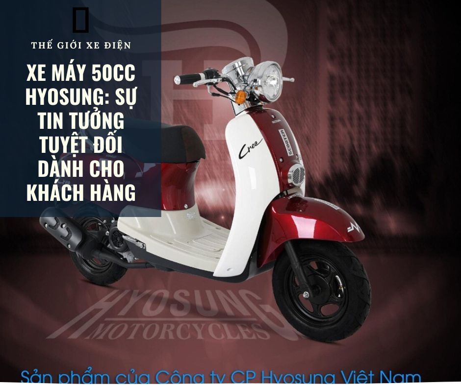 Xe Ga 50cc CREA Hyosung Korea 