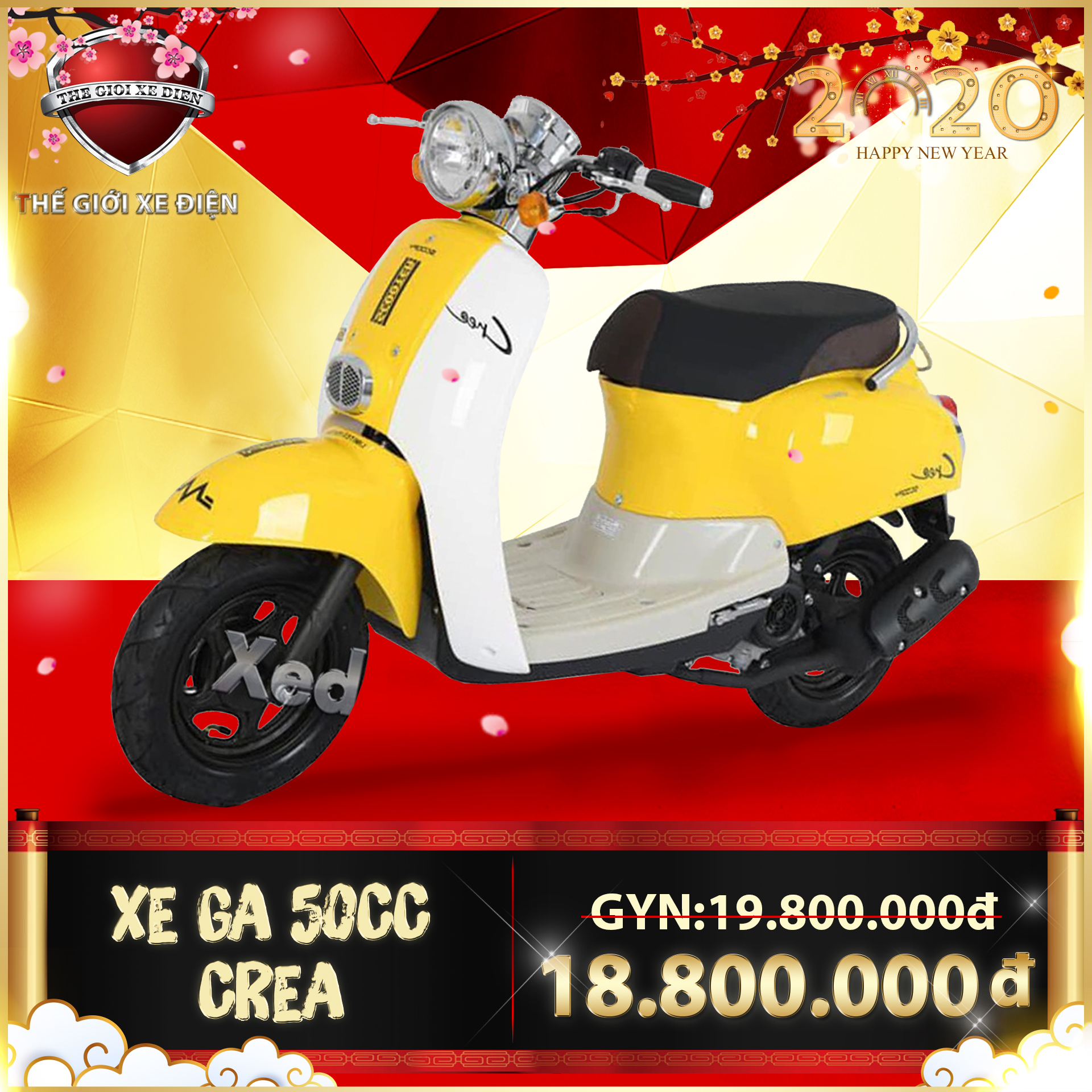 xe máy 50cc honda crea