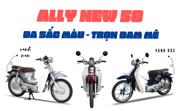 xe máy 50cc ally cub new le