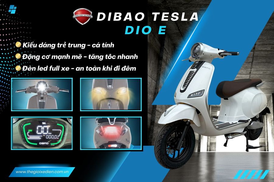 xe máy điện Dibao Tesla Dio E xe máy điện Dibao Tesla Dio E