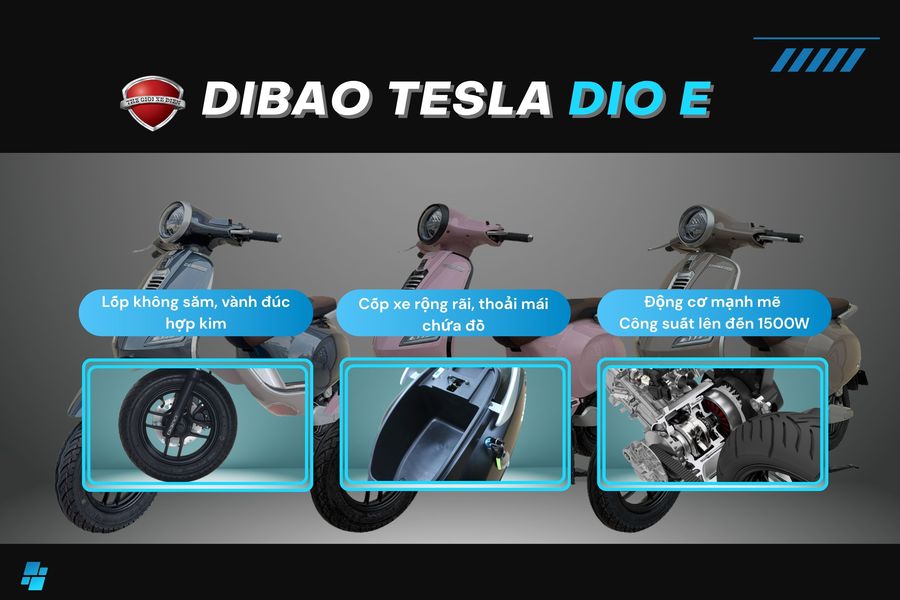 xe máy điện Dibao Tesla Dio E xe máy điện Dibao Tesla Dio E