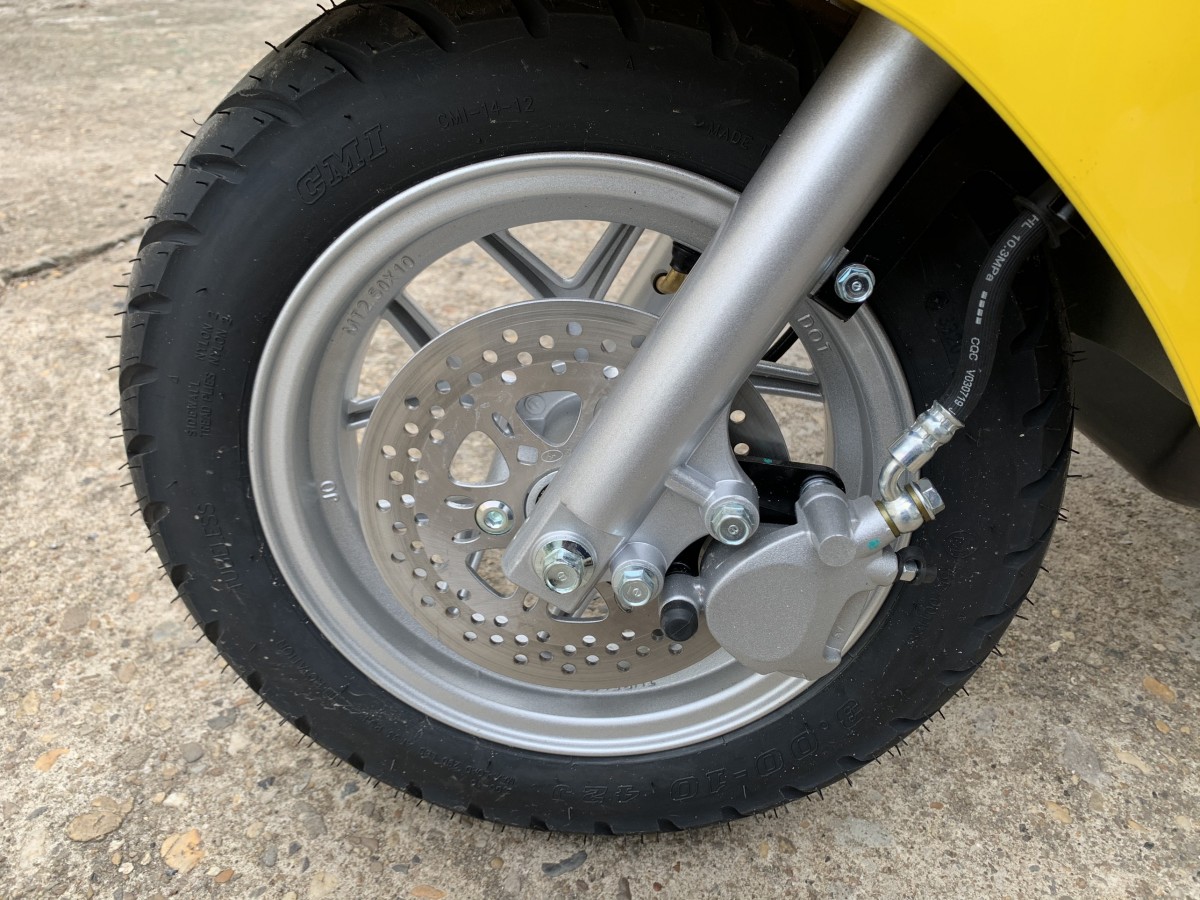 hệ thông phanh đĩa trước crea nioshima 50cc