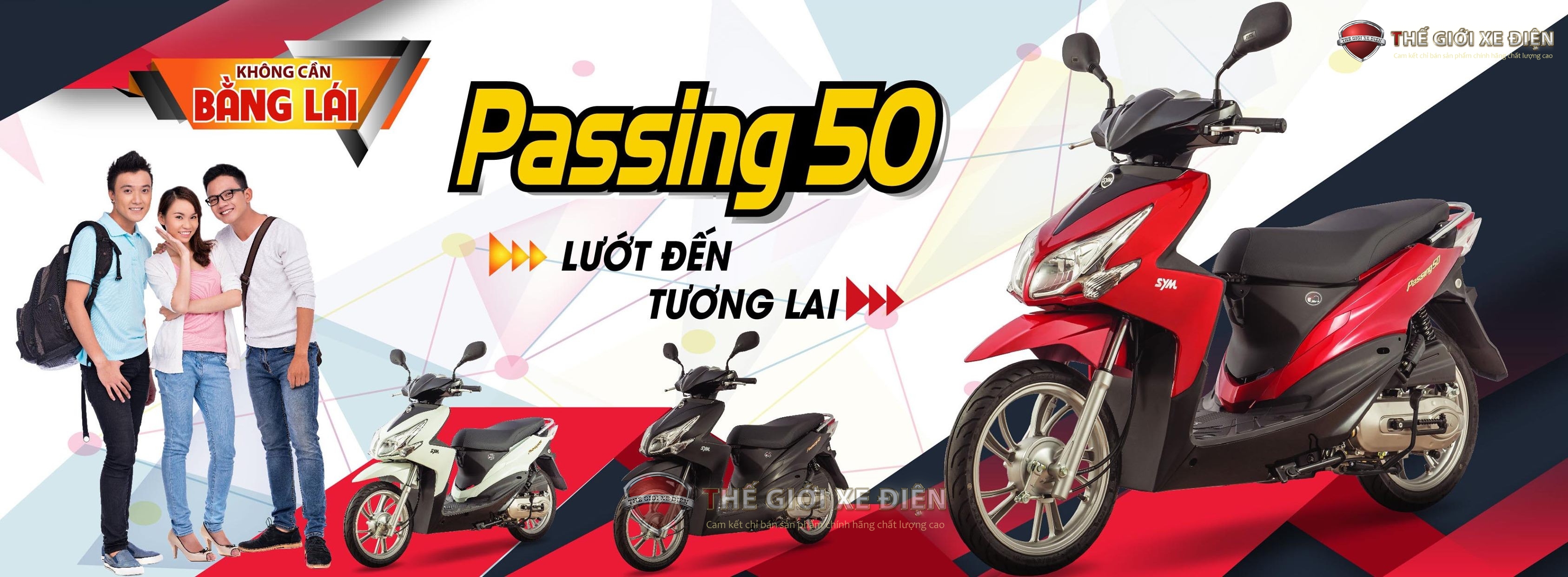 xe tay ga 50cc SYM Passing 2021