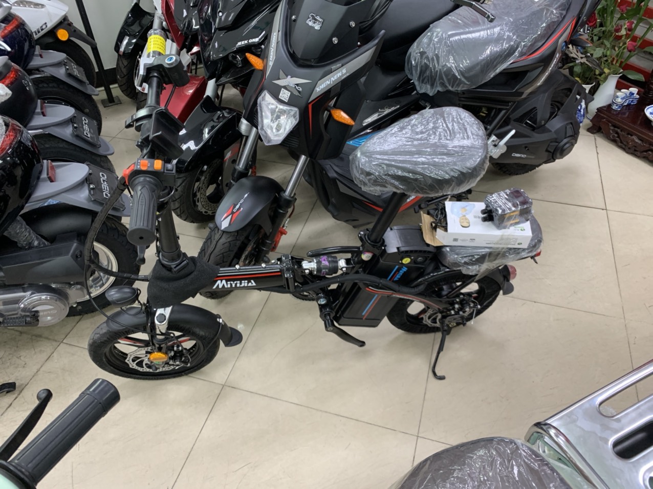 Xe đạp điện gấp Miyijia Japan