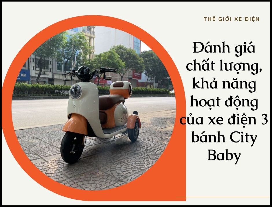 Xe điện 3 bánh City Baby 