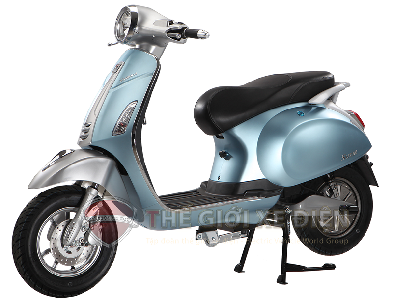 Xe máy điện Vespa Sizika màu xanh ngọc Xe máy điện Vespa Sizika màu xanh ngọc
