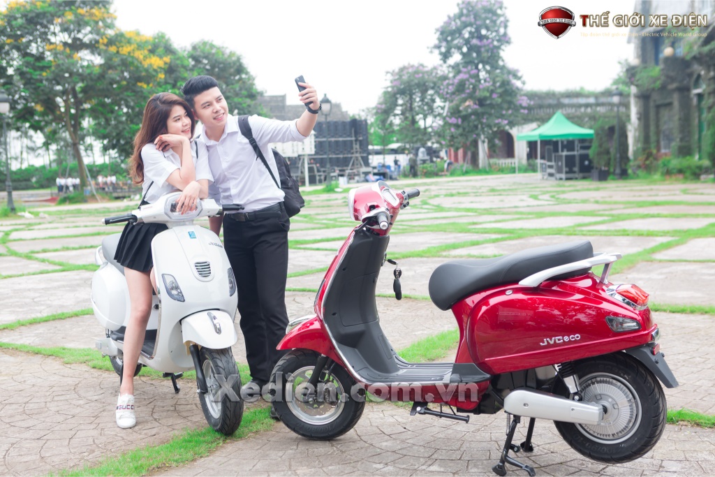 xe điện jvc vespas động cơ tiên tiến 