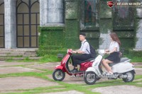 Xe Máy Điện JVC Vespas Đèn Vuông Phanh Đĩa