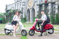 Xe Máy Điện JVC Vespas Đèn Vuông Phanh Đĩa