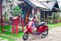 Xe Máy Điện JVC Vespas Đèn Vuông Phanh Đĩa