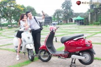 Xe Máy Điện JVC Vespas Đèn Vuông Phanh Đĩa