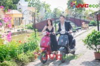 Xe Máy Điện JVC Vespas Đèn Vuông Phanh Đĩa