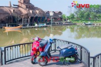 Xe Máy Điện JVC Vespas Đèn Vuông Phanh Đĩa