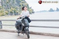 Xe Máy Điện JVC Vespas Đèn Vuông Phanh Đĩa